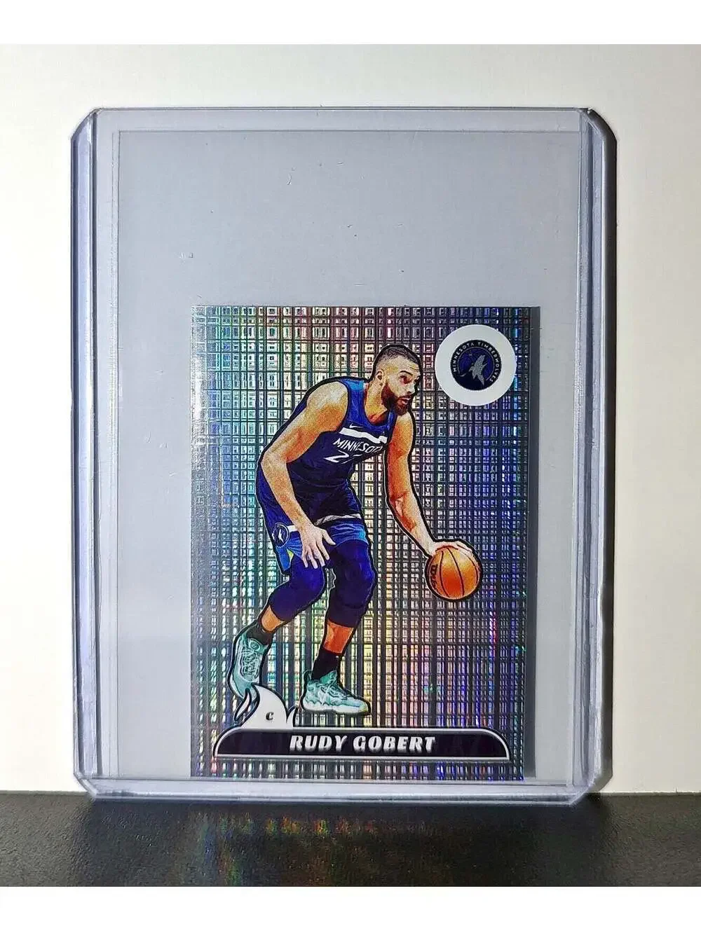 Rudy Gobert 2024-25 Panini NBA #396 Foil Sticker Card Minnesota Timberwolves